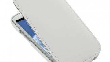 Pdair Slim Leather Case Samsung Galaxy S3 GT-i9300 (White)
