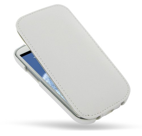 Pdair Slim Leather Case Samsung Galaxy S3 GT-i9300 (White)