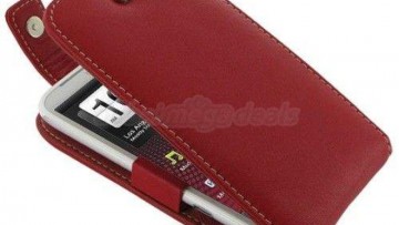 Leather Case for HTC Sensation XL X315e - Flip Top Type