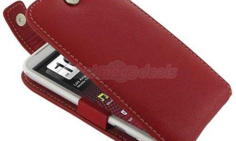 Leather Case for HTC Sensation XL X315e - Flip Top Type