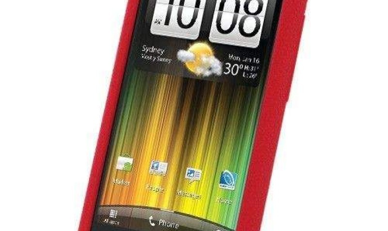 Luxury Silicone Case for HTC Velocity 4G X710s (Red)