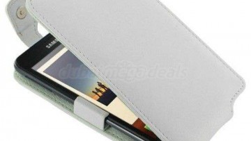 Leather Case Samsung Galaxy Note Gt-N7000 Flip Top Type