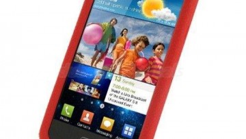 Luxury Silicone Case for Samsung Galaxy S II GT-i9100 (Red)