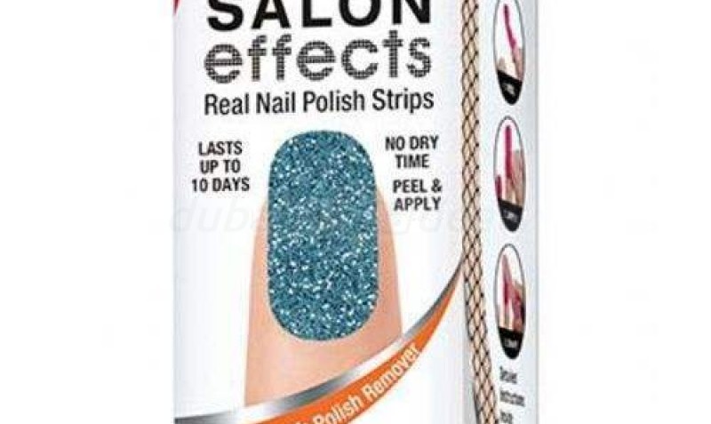 Sally Hansen Salon Effects Real Nail Polish Strips - BLUE ICE