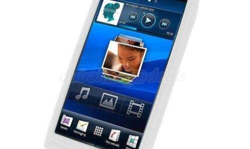 Luxury Silicone Case for Sony Ericsson Xperia Arc X12/Arc S (White)