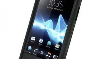 Luxury Silicone Cover for Sony Xperia LT26 S (Black)