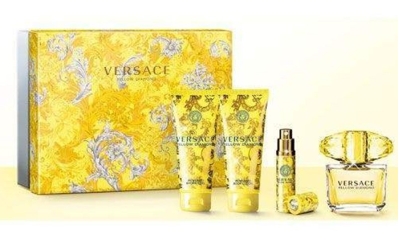 Versace Yellow Diamond 4 Piece Perfume Gift Set For Women