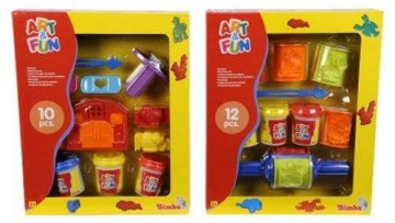SIMBA - ARTFUN PLASTIC DOUGH SET 2 ASST
