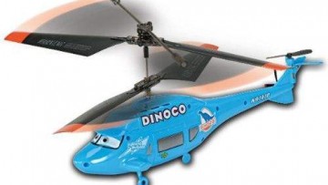 MAJORETTE - CARS IRC ROTOR TURBOSKY DINOCO HELICOPTER, 19 CM