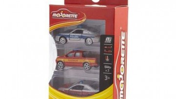 MAJORETTE - 3 PCS SET DIE-CAST, FREE WHEEL CAR 1:64