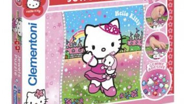 CLEMENTONI - PUZZLE 104 GLITTER HELLO KITTY 2