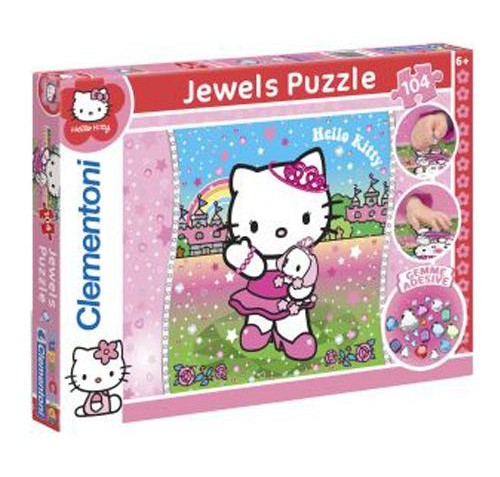 CLEMENTONI - PUZZLE 104 GLITTER HELLO KITTY 2