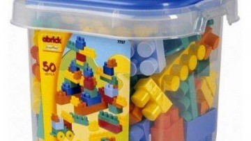 Ecoiffier - Abrick Barrel With 30 Bricks
