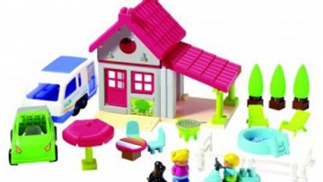 Ecoiffier - Abrick Holiday House (52 X 38 X 27.5 Cm)