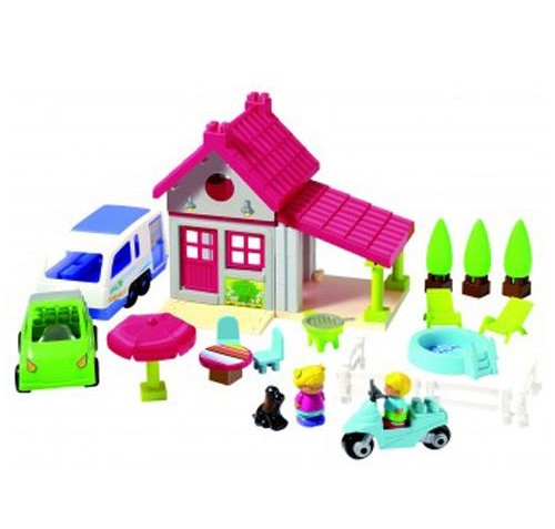 Ecoiffier - Abrick Holiday House (52 X 38 X 27.5 Cm)