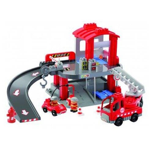 Ecoiffier - New Firemen Headquarters (54 X 31 X 32.5 Cm)