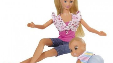 Simba - Steffi LoveCrawling Baby 6cm, 2 Ast