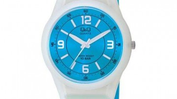 QQ Kid's Blue Plastic Fashion Watch [VQ50 J011Y]