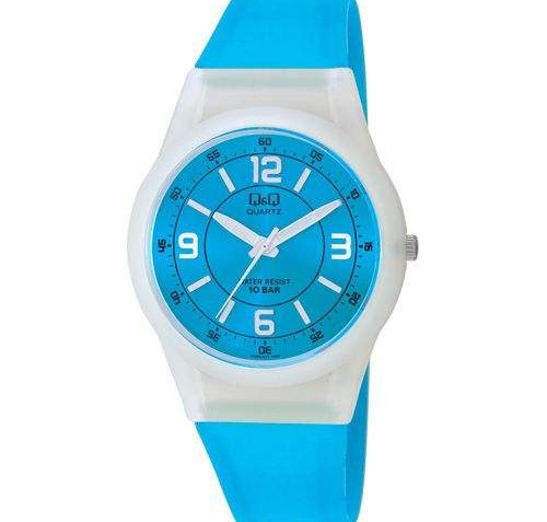 QQ Kid's Blue Plastic Fashion Watch [VQ50 J011Y]