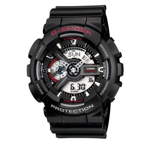 Casio G-SHOCK Mens Digital-Analog Watch [GA-110-1ADR]