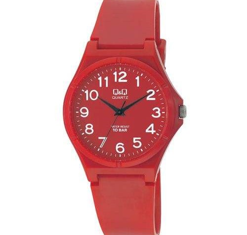 QQ Kid's Red StrapDial Fashion Watch [VQ88J004Y]
