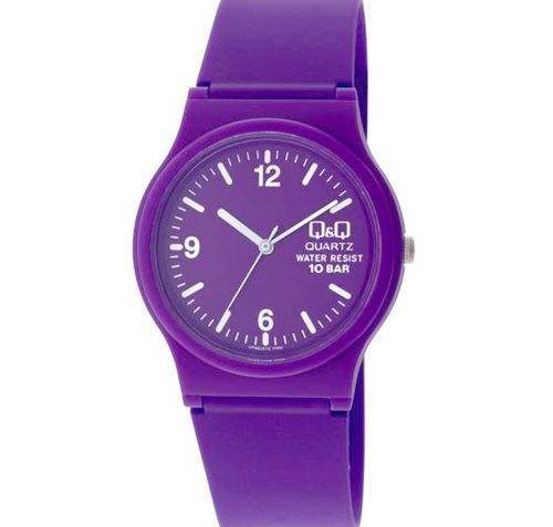 QQ Womens Purple Plastic Sports Watch [VP46J016Y]