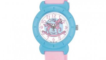 QQ Kids PinkCyan Sports Watch [VP81J004Y]
