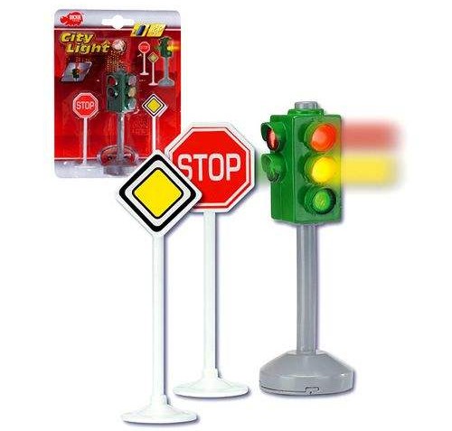 Dickie - B/O City Light Stop/Traffic Light Acc 12 Cm