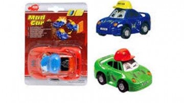 Dickie - B/O Mad Car, 3 Asstd, 12 Cm