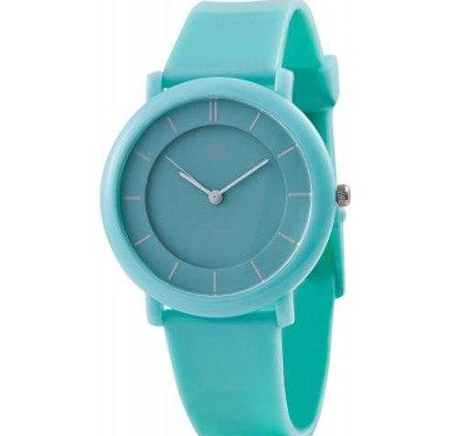 QQ Womens Light Green Plastic Fashion Watch [VQ94J008Y]