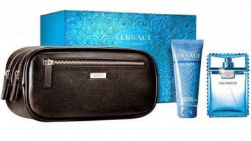 Versace Eau Fraiche 3 Piece Perfume Gift Set For Men
