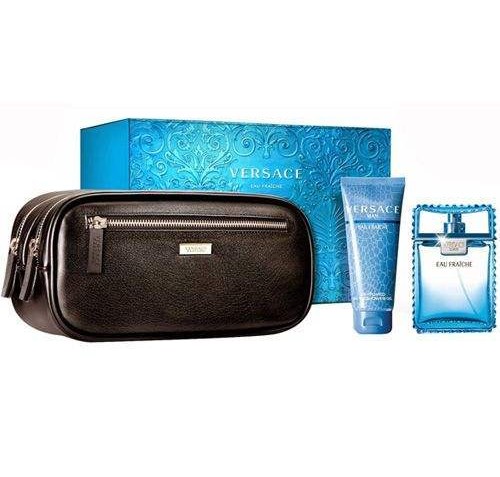 Versace Eau Fraiche 3 Piece Perfume Gift Set For Men