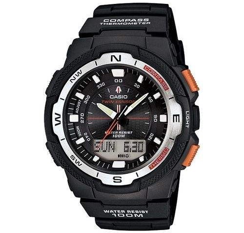 Casio Gear Mens Analog-Digital Watch [SGW-500H-1BVDR]