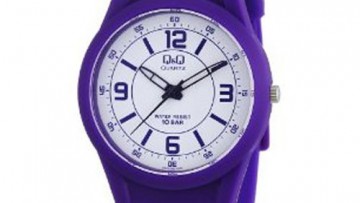 QQ Womens Perple Plastic Fashion Watch [VQ50J020Y]