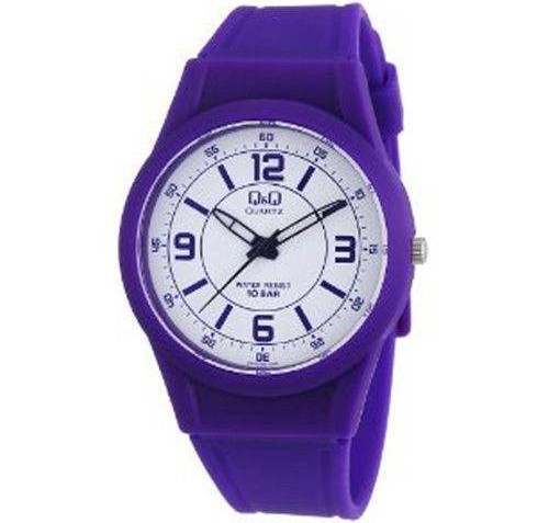 QQ Kid's Perple Plastic Fashion Watch [VQ50J020Y]