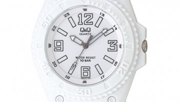 QQ Womens White Sports Watch [VQ68J010Y]