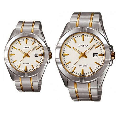 Casio Men & Women Analog Dress Watch [MTP/LTP-1308SG-7A]