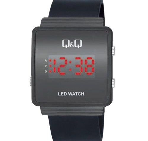 QQ Mens Black Digital Sports Watch [M103J004Y]