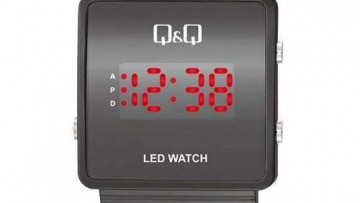 QQ Mens Dark Yellow Digital Sports Watch [M103J007Y]