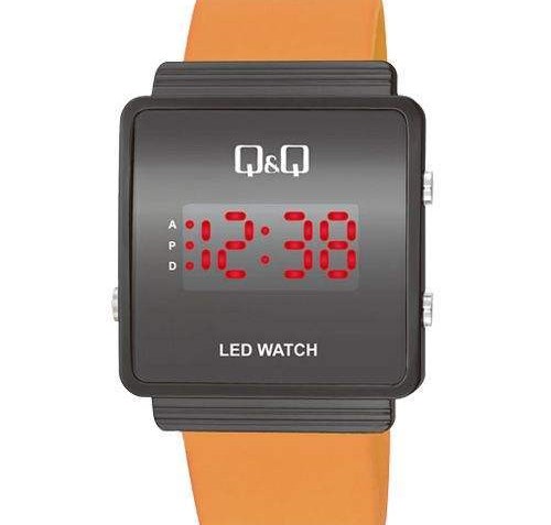 QQ Mens Dark Yellow Digital Sports Watch [M103J007Y]
