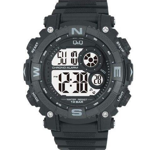 QQ Mens Black Digital Sports Watch [M133J001Y]