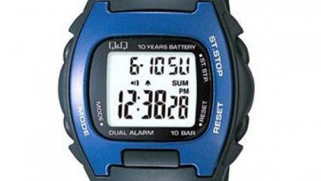 QQ Mens Black Digital Sports Watch [MAC5J112Y]