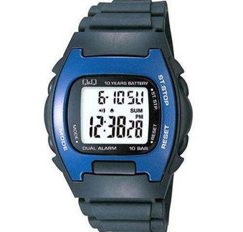 QQ Mens Black Digital Sports Watch [MAC5J112Y]