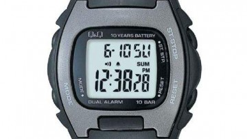 QQ Mens Black Digital Sports Watch [MAC5J110Y]