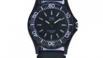 QQ Kid's Black Analog Dress Watch [VP02J003Y]
