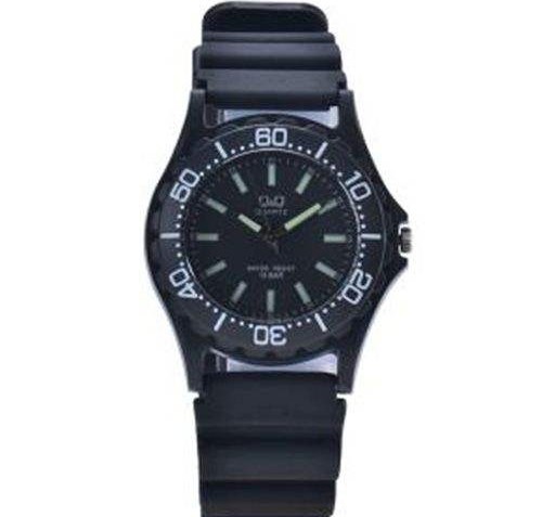 QQ Kid's Black Analog Dress Watch [VP02J003Y]