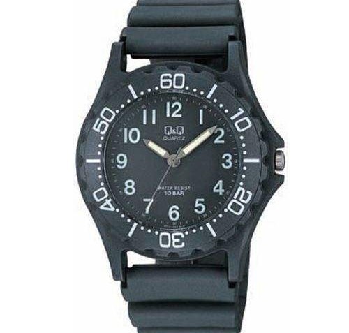 QQ Kid's Black Analog Dress Watch [VP02J002Y]