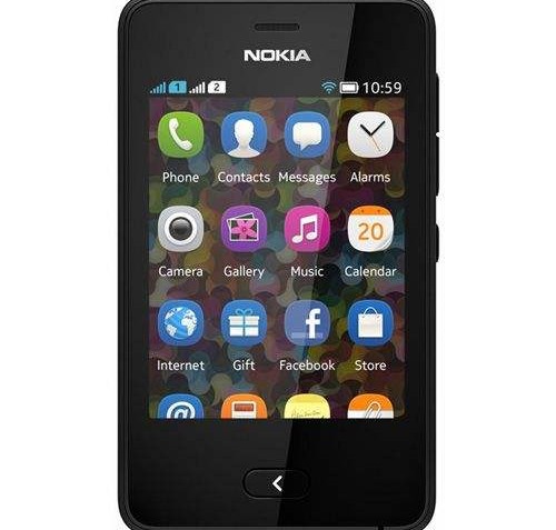 Nokia Asha 501 Dual Sim [Black/English/Arabic]