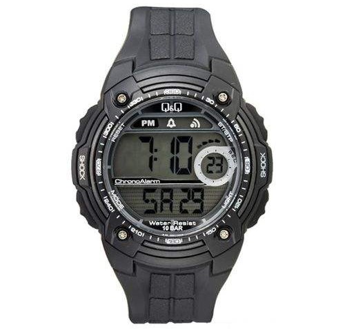 QQ Mens Black Digital Sports Watch [M075J001Y]