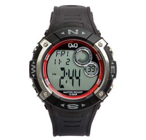 QQ Mens Black Digital Sports Watch [M065J004Y]